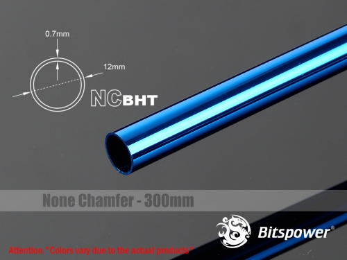 토리시스템즈,None Chamfer Brass Hard Tubing OD12MM Royal Blue- Length 300 MM