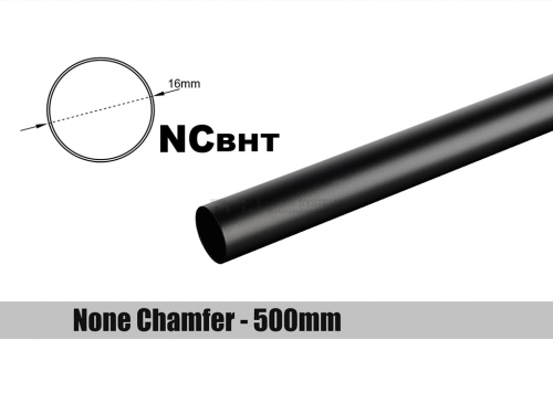 토리시스템즈,None Chamfer Brass Hard Tubing OD16MM Carbon Black - Length 500 MM