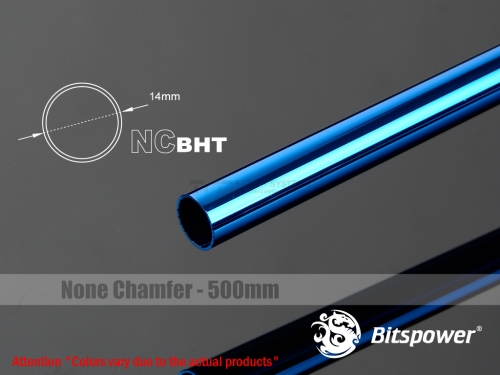 토리시스템즈,None Chamfer Brass Hard Tubing OD14MM Royal Blue- Length 500mm