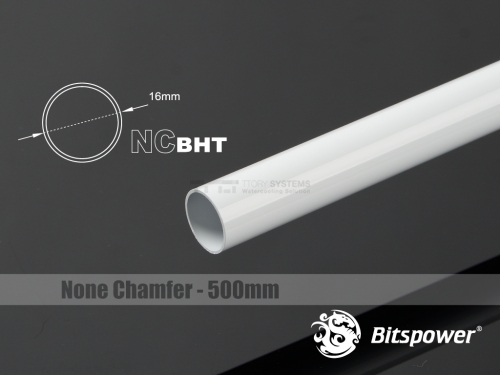토리시스템즈,None Chamfer Brass Hard Tubing OD16MM Deluxe White - Length 500 MM