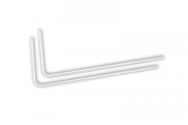 EK-Loop Metal Tube 14mm 0.8m Pre-Bent 90° - Satin Titanium (2pcs)